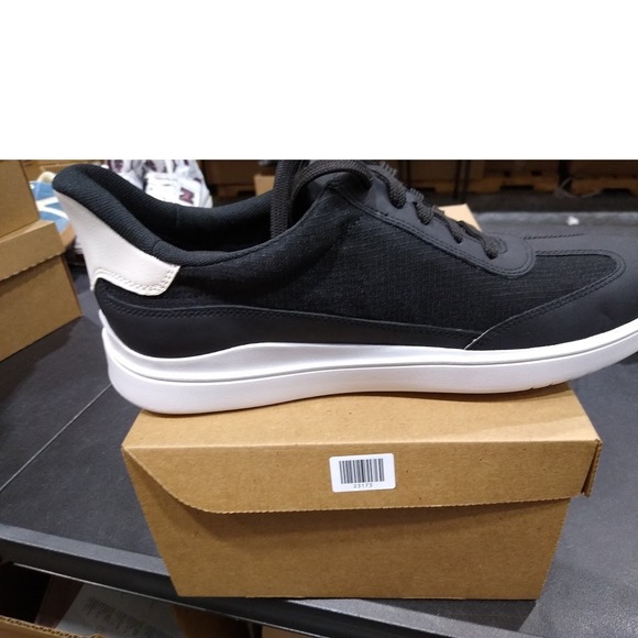 Rockport Men's Tylan Step Medium Grey Casual Athleisure Sneakers Black 10.5